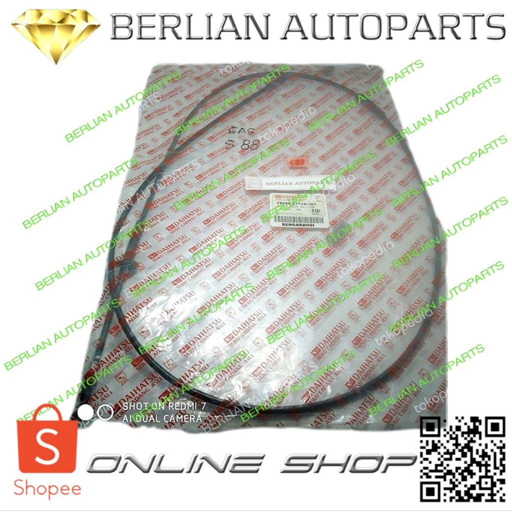 kabel gas Daihatsu Zebra S88, S75 Hijet 1000 - 78180-87546-001 ORIGINAL