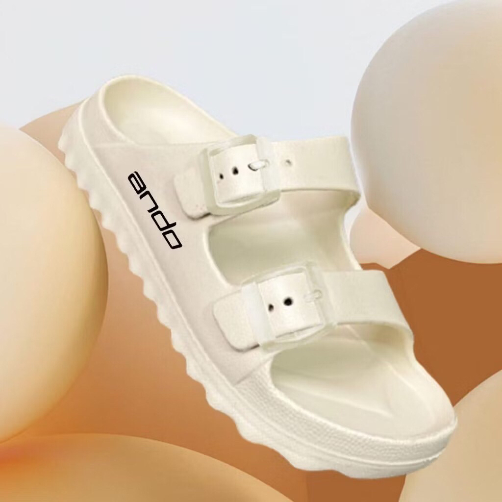 SANDAL ANDO SLOP PRIA WANITA TERBARU SANDAL KARET EVA SANDAL MURAH