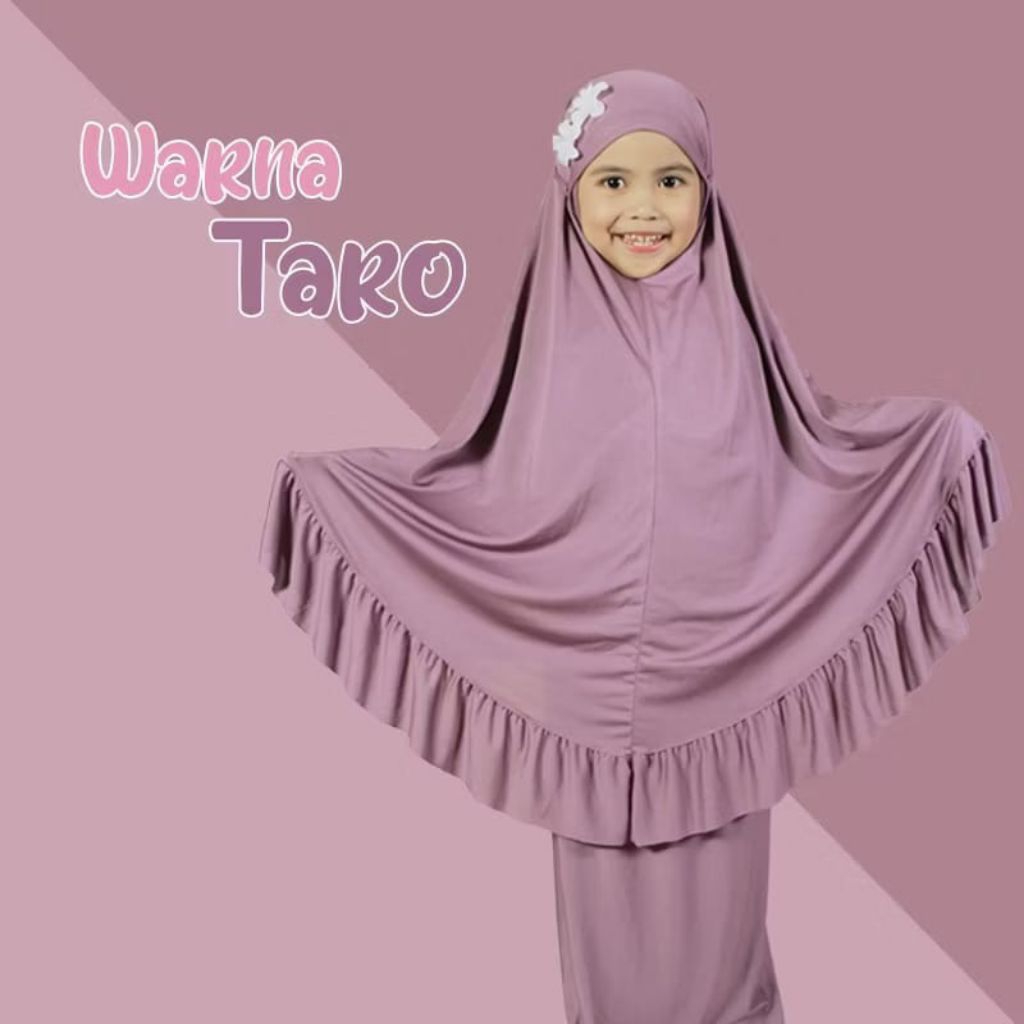 (COD) MUKENA ANAK / MUKENA BAYI /MUKENA ANAK 1-6 TAHUN BAHAN ADEM MURAH