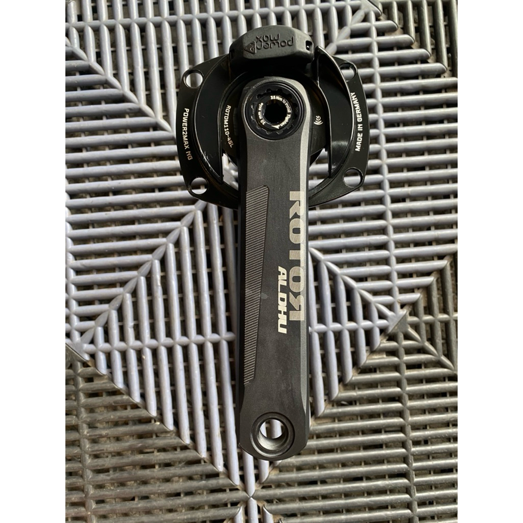 ROTOR ALDHU STANDARD Crank Arm Axle 30 Length 165 Power Meter Power2max