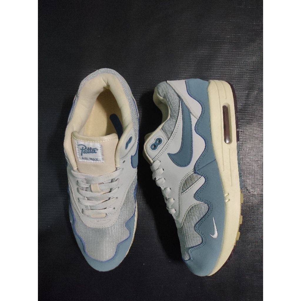 Sepatu nike air max 1 patta noise aqua