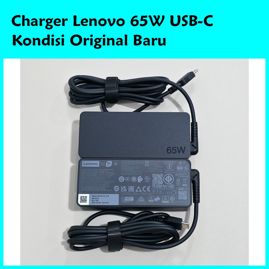 ORI Baru 65 Watt Adaptor Charger Lenovo ThinkPad 65 Watt / charger lenovo thinkpad 65watt 65w Origin