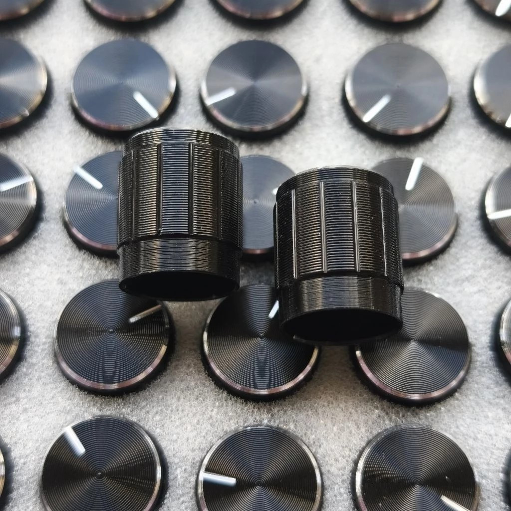 Knop Potensio Stainless Hitam