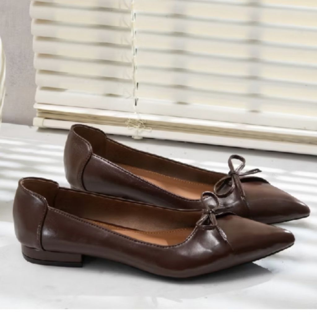 HIAMI Made Bianca sepatu wanita flats, sepatu kerja 1,5 cm