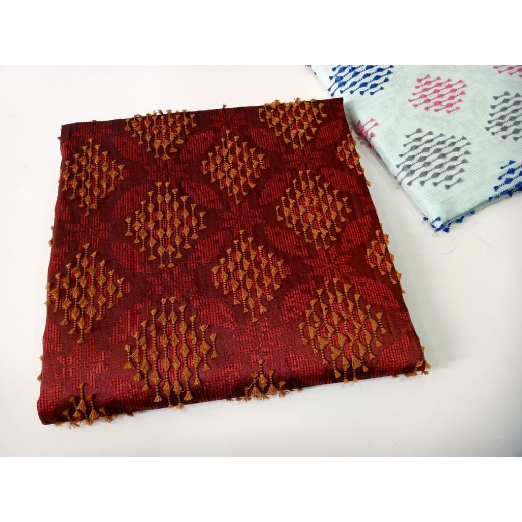 TENUN BULU PREMIUM/KAIN BULU/TENUN BULU/KAIN KEBAYA/TENUN JEPARA/KAIN COUPLE