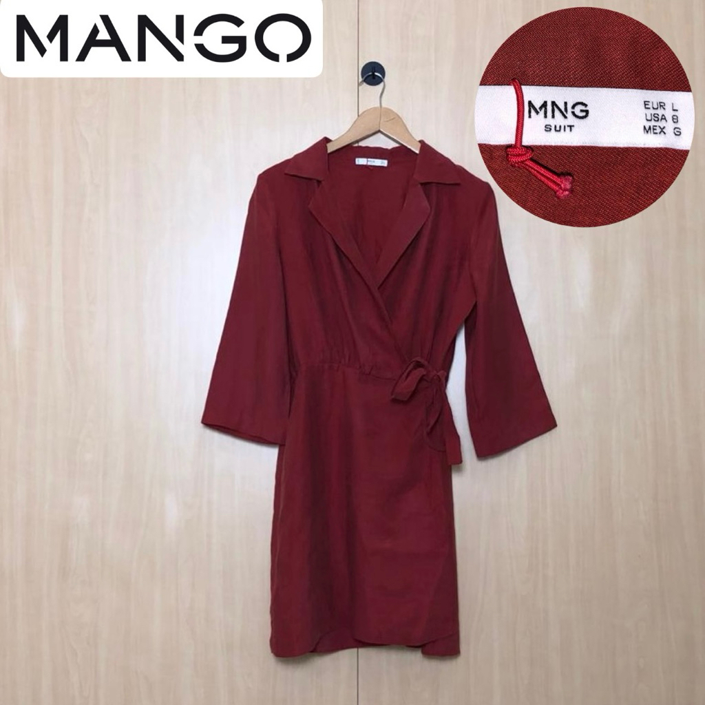 Mango wrap dress M-L