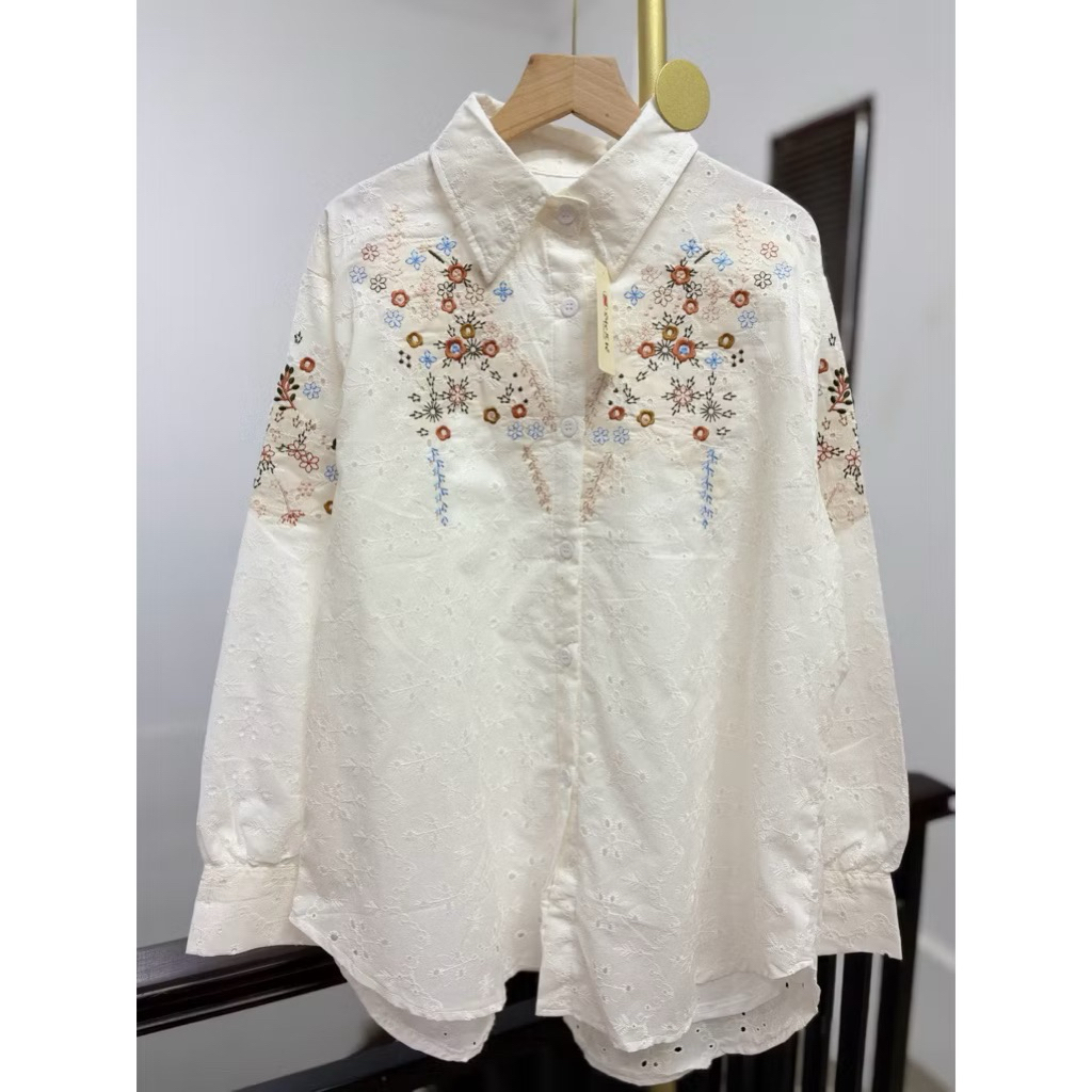 blouse atasan katbol / katun bolong premium bordir