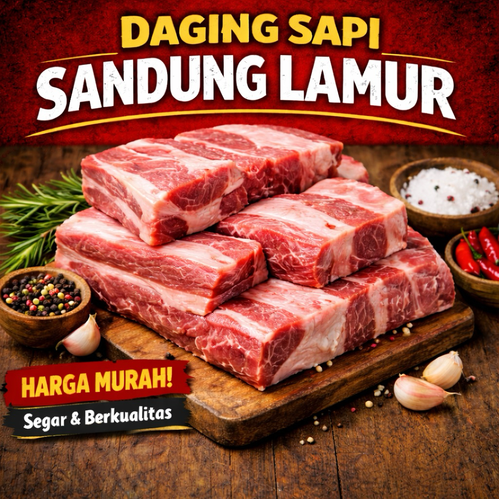 Daging Sapi Sandung Lamur (Brisket)