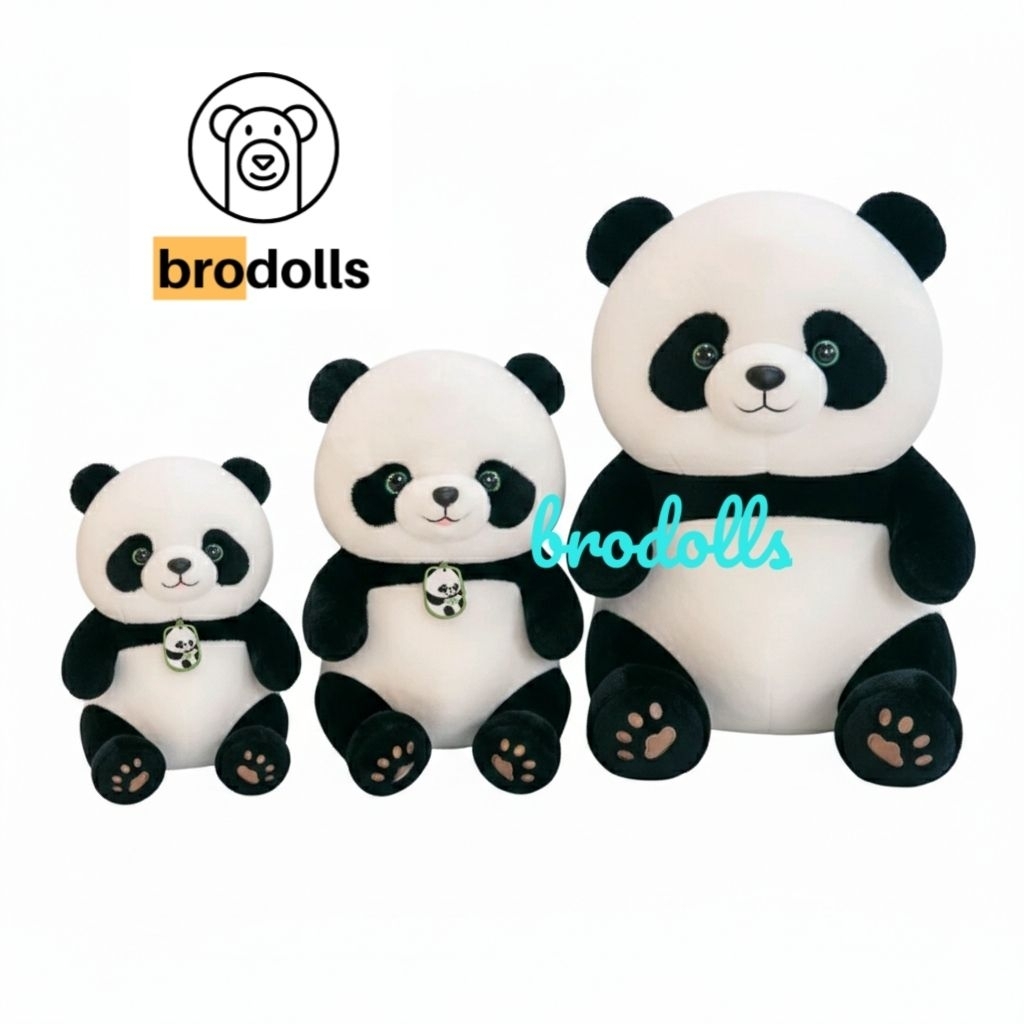 (BRODOLLS) BONEKA PANDA CUTE HALUS SOFT