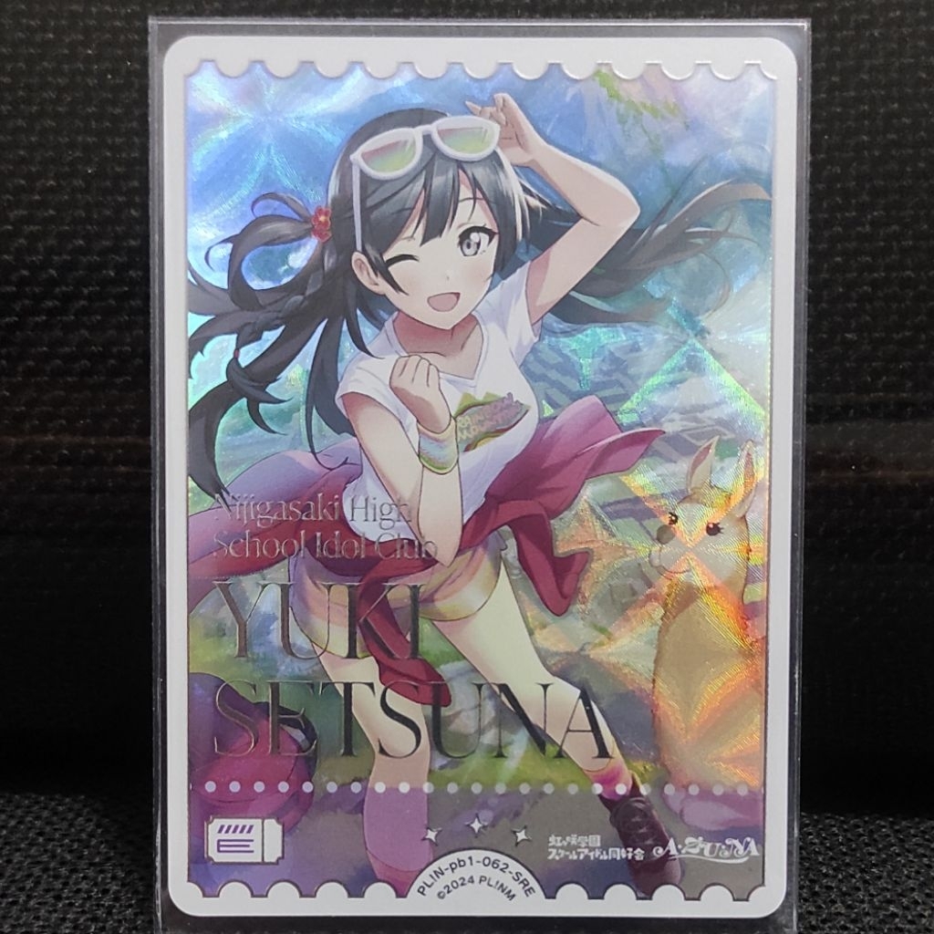 Kartu TCG Love Live Official Card Game Loveka Parallel Energy PE Nijigasaki Yuki Setsuna C Original 