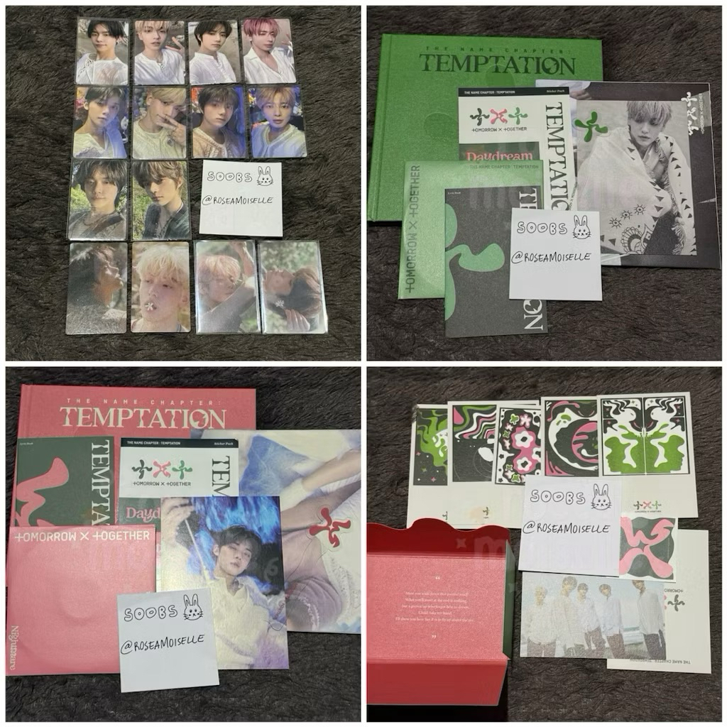 txt temptation album daydream farewell nightmare - yeonjun soobin beomgyu taehyun hueningkai