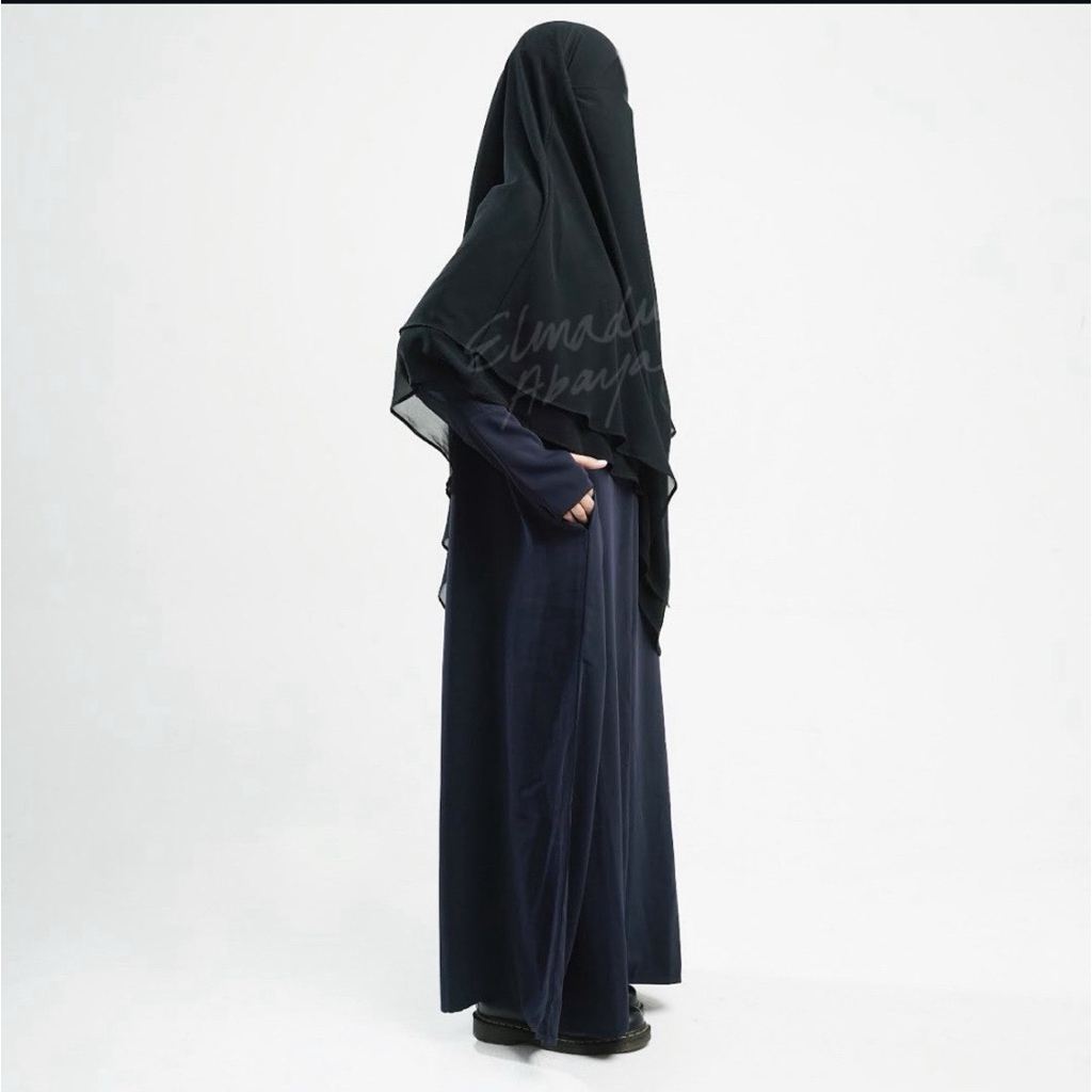 Preloved Pop Abaya Navy S Elmadina Abaya