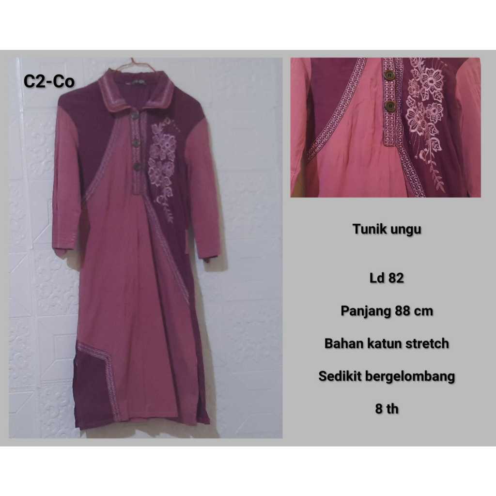 Baju tunik anak perempuan 8 tahun prelove atasan murah meriah