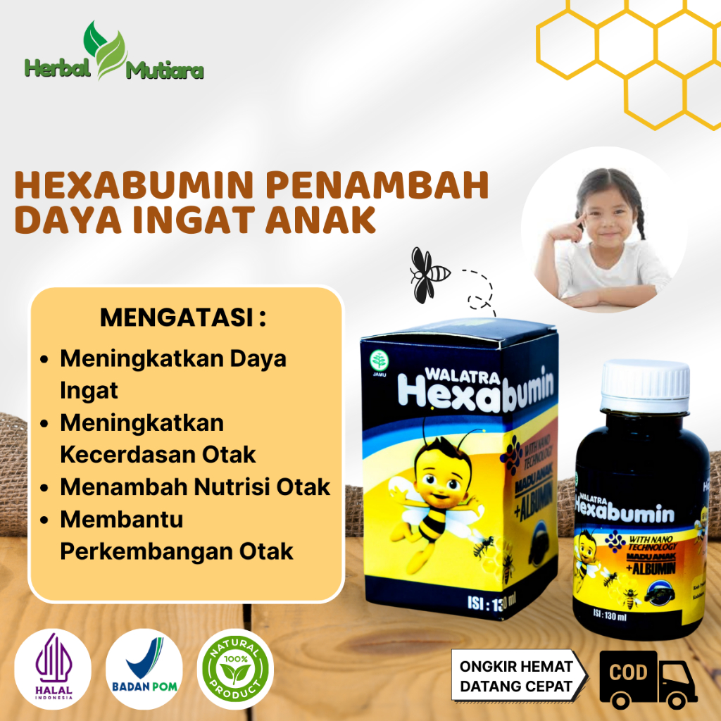 Obat Daya Ingat Anak, Memberikan Nutrisi Otak Cerdas, Meningkatkan Konsentrasi, Penambah Daya Ingat,