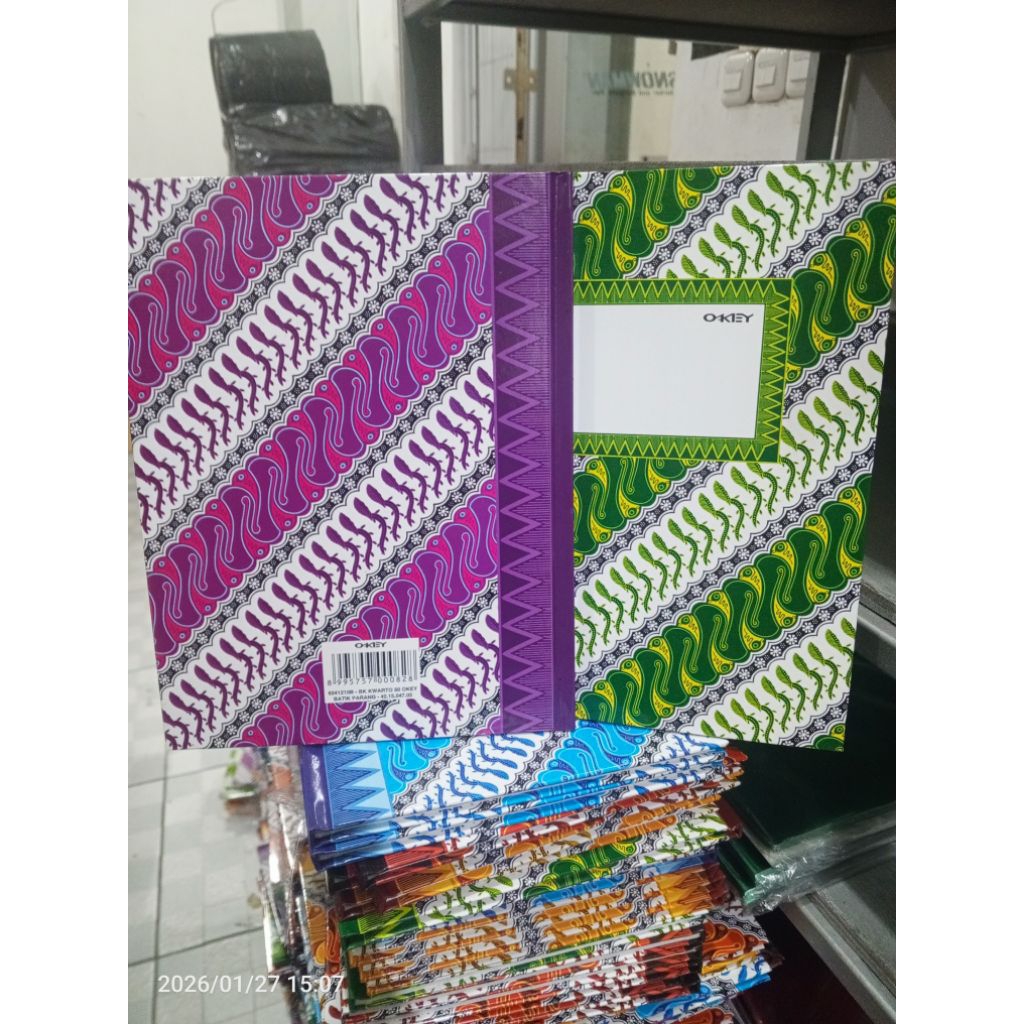 buku Kwarto 50 okey/buku had cover 50 lembar