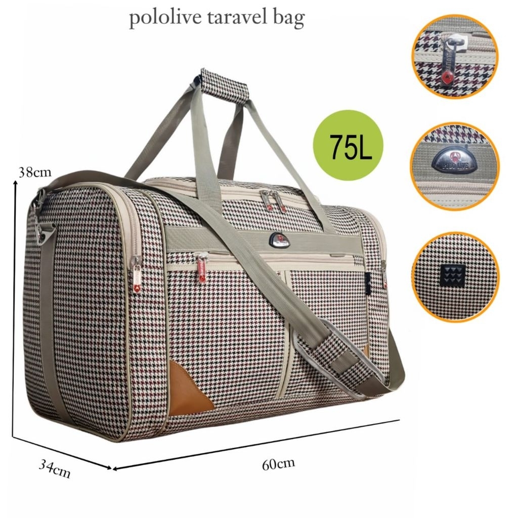 Tas Pakaian Travel Bag POLO LIVE Tas Baju Mudik Besar Polo Live 440