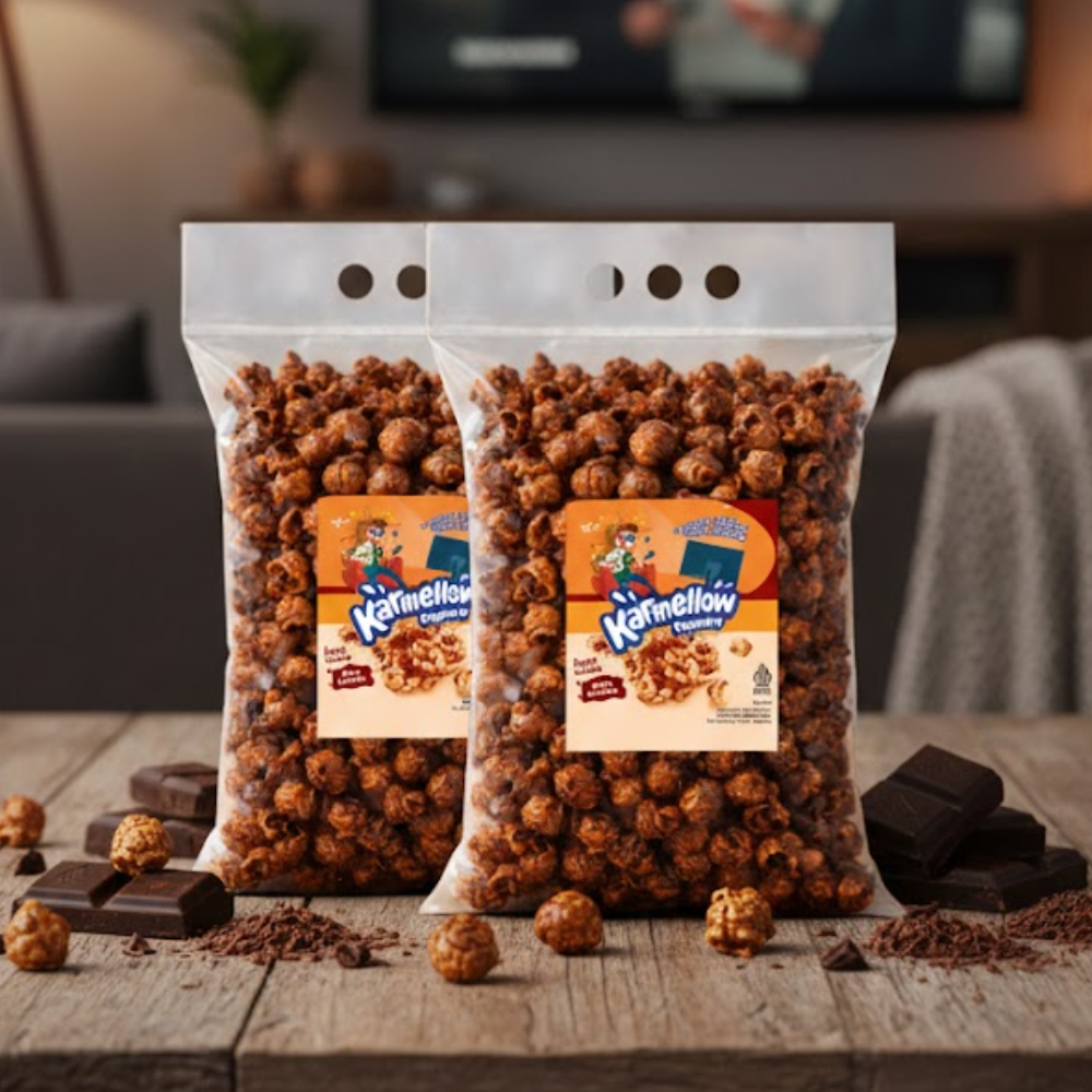 [Bundling 2] Sumatra Karmellow Popcorn Cokelat Jumbo 500gr