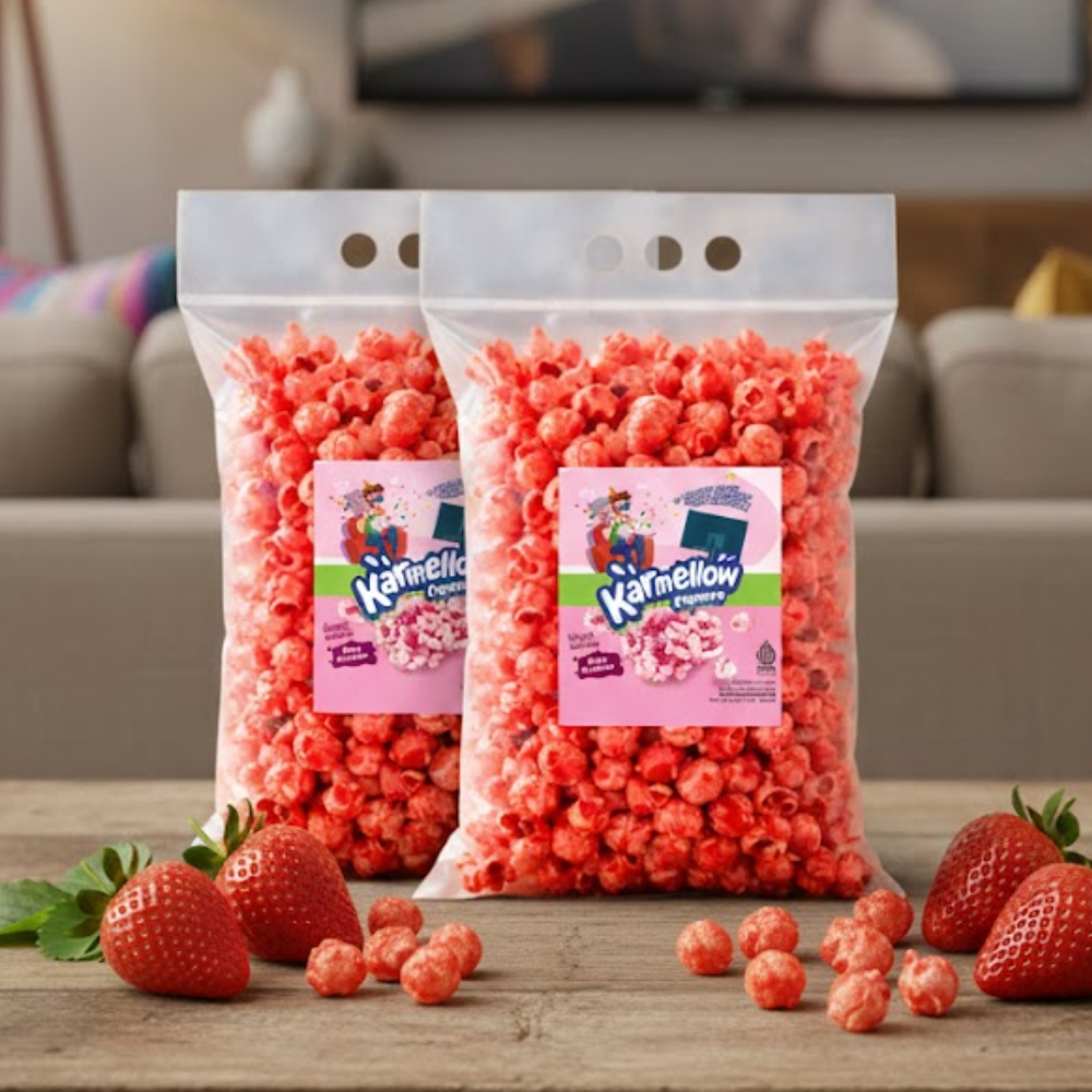 Bundle 2 Sumatra Karmellow Popcorn Strawberry 350g
