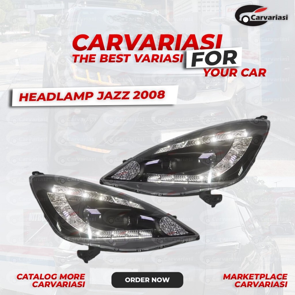 Headlamp jazz 2008 Lampu Depan Jazz 2008 Headlamp Ge8