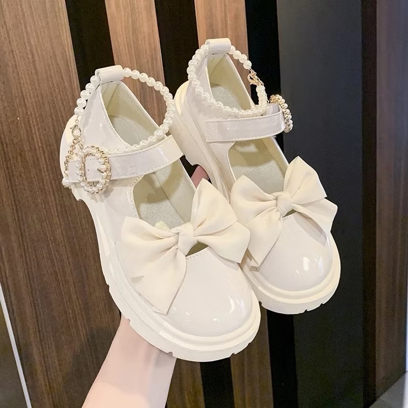 Sepatu lolita wanita mary jane mutiara new sepatu pita docmart perempuan casual