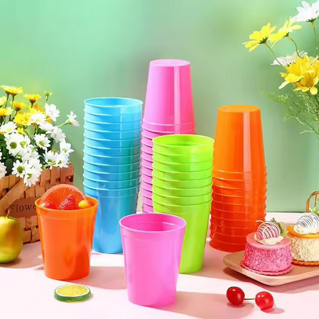 Cangkir Plastik Tebal Isi 12 PCS Gelas Minum Serbaguna Souvenir Pernikahan Arisan Acara Keluarga