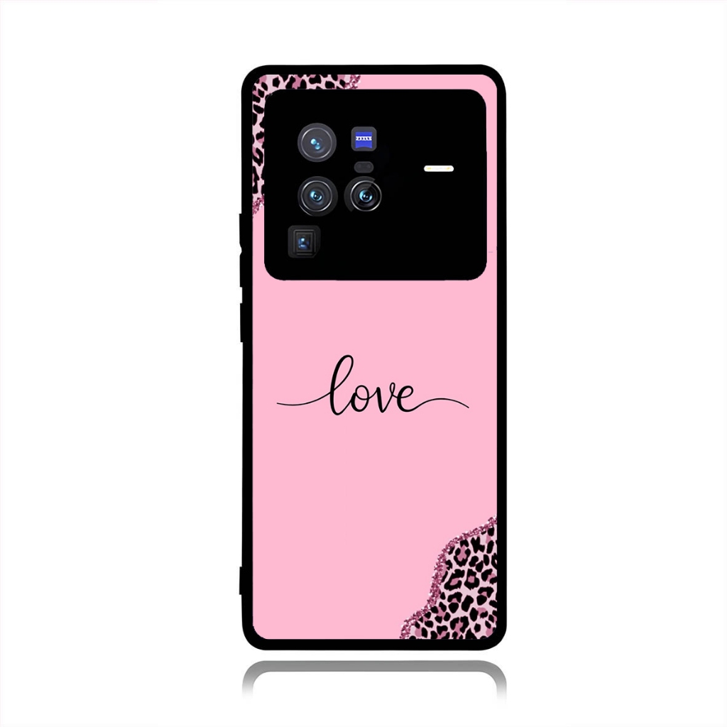 Case Vivo X200,X80, X70,X60,X50, V50, V40,V30,V29,V27 PRO LITE 4G 5G Custom Leopard Love