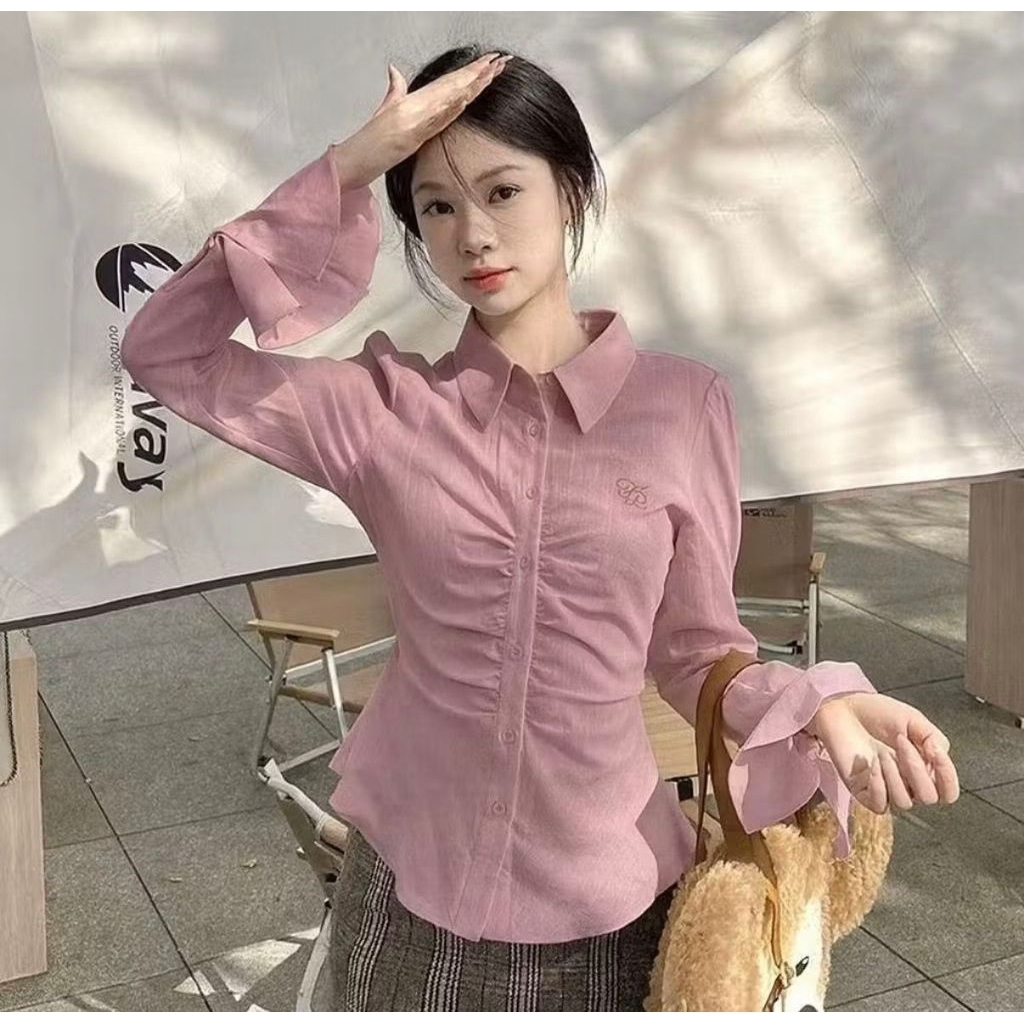 Toko Djatmika- sissy kemeja korean styl kerut