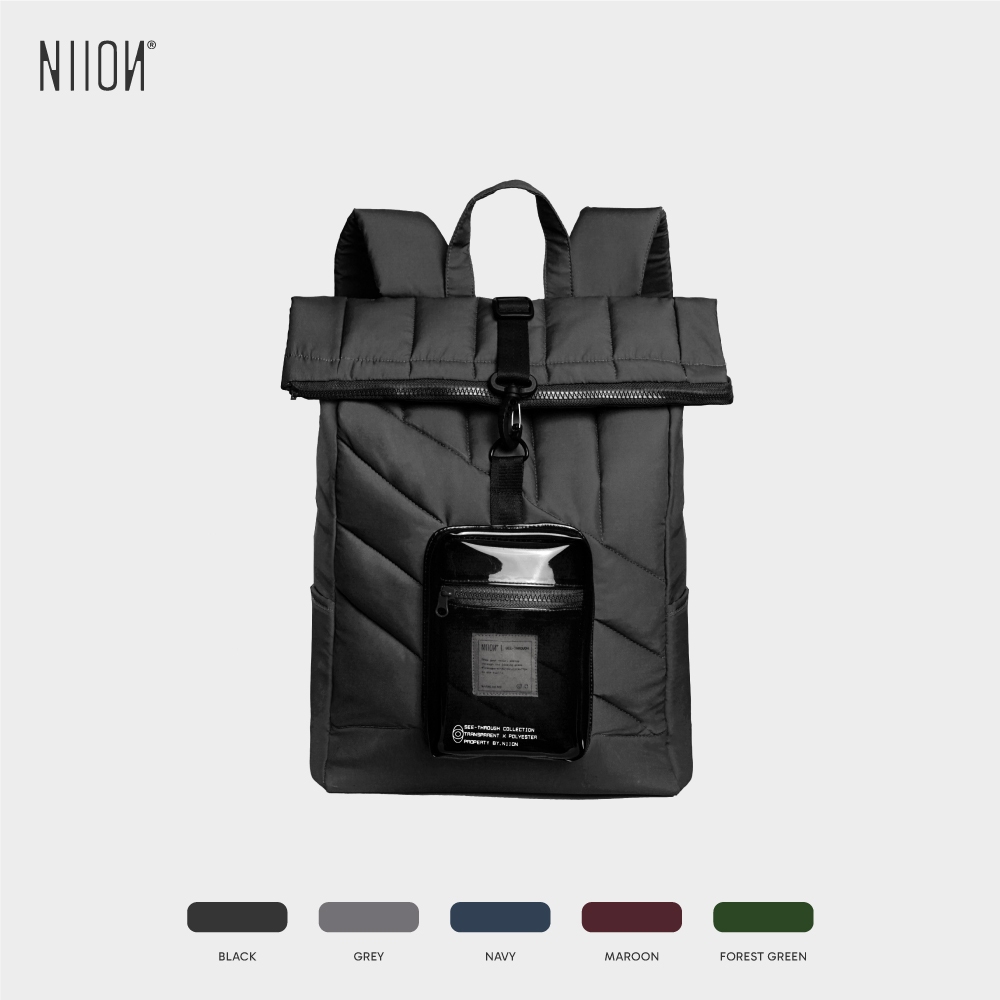 Niion Kaira Laptop Backpack / Tas Ransel Laptop 15inch Wanita Pria