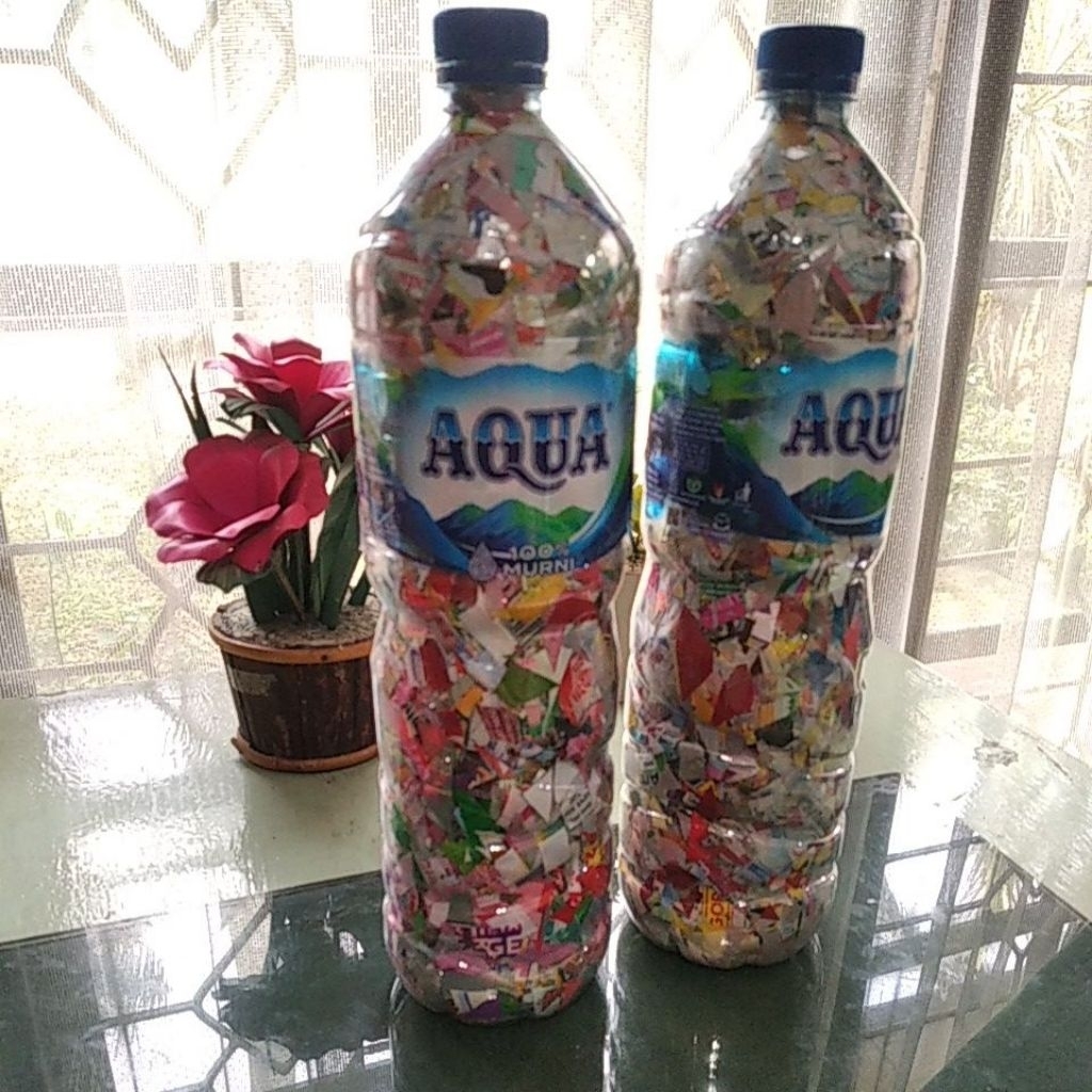 Ecobrick 1,5 ltr berat 600gram