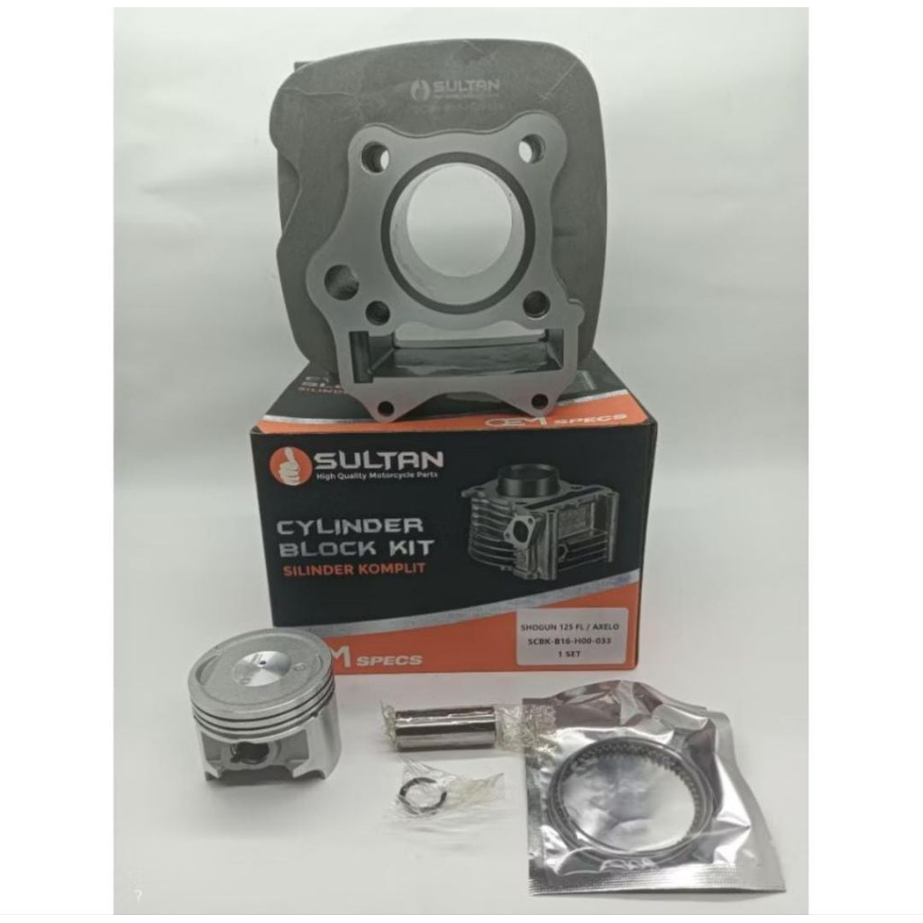 CYLINDER BLOK SEHER KOMPLT SOGUN 125 FL , AXELO ,RR NR, 125 MEREK SULTAN