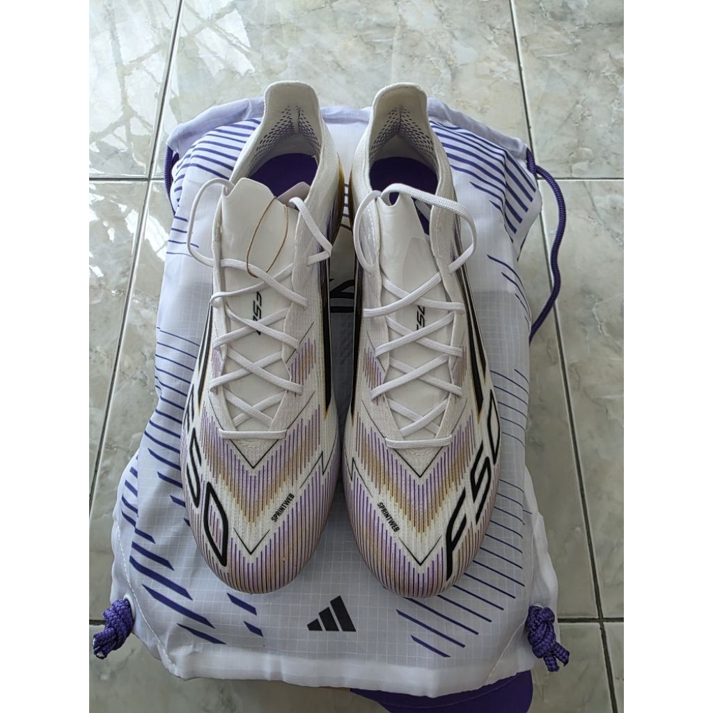 Sepatu Bola Adidas F50 Elite FG White Original