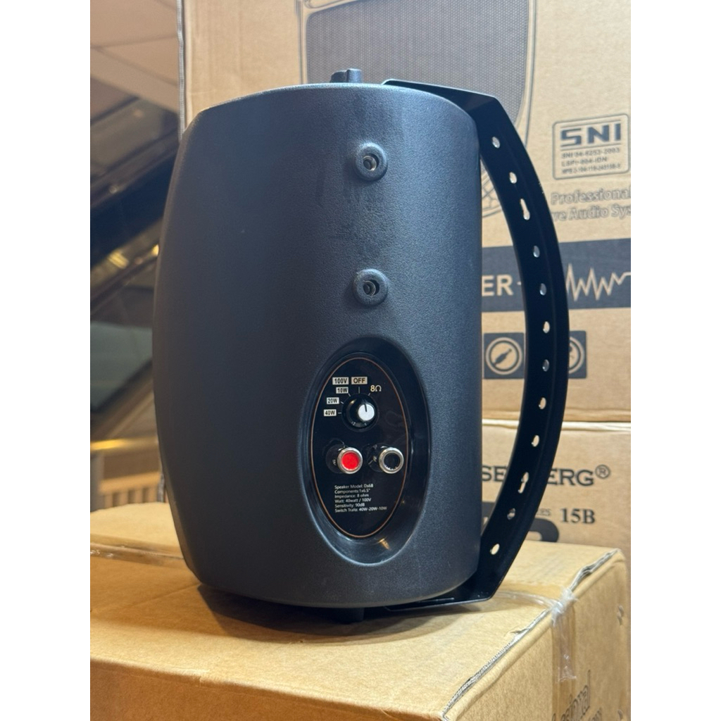DS6B Speaker Pasif DUSENBERG Speker Dinding 6 Inch 1 Unit Original Wall Mount Garansi Resmi 2 Tahun Suara Jernih Toko Cafe Sekolah Rumah Ibadah Sound System Indoor Outdoor Masjid Aula Hajatan Meeting Acara Nyanyi Lagu MC DJ Dynamic Bass Audio Event Bagus