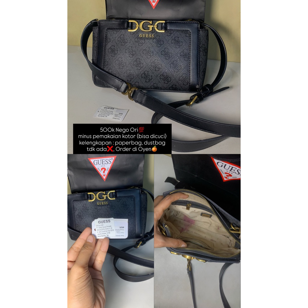 PRELOVED TAS GUESS ORI