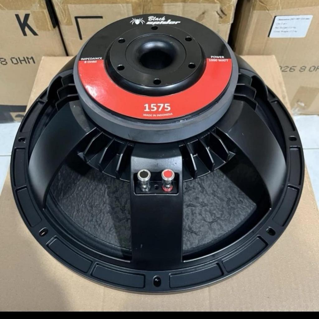 SPEAKER 15 INCH SPEAKER LOW SUBWOOFER BLACKSPIDER 1575 BLACK SPIDER COATING SPUL 3 INCH (BISA COD)