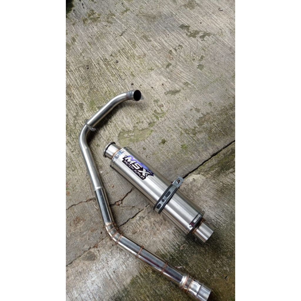 knalpot original msx road race satria Fu wrx njentar Fu DBS leher ngaceng satria Fu