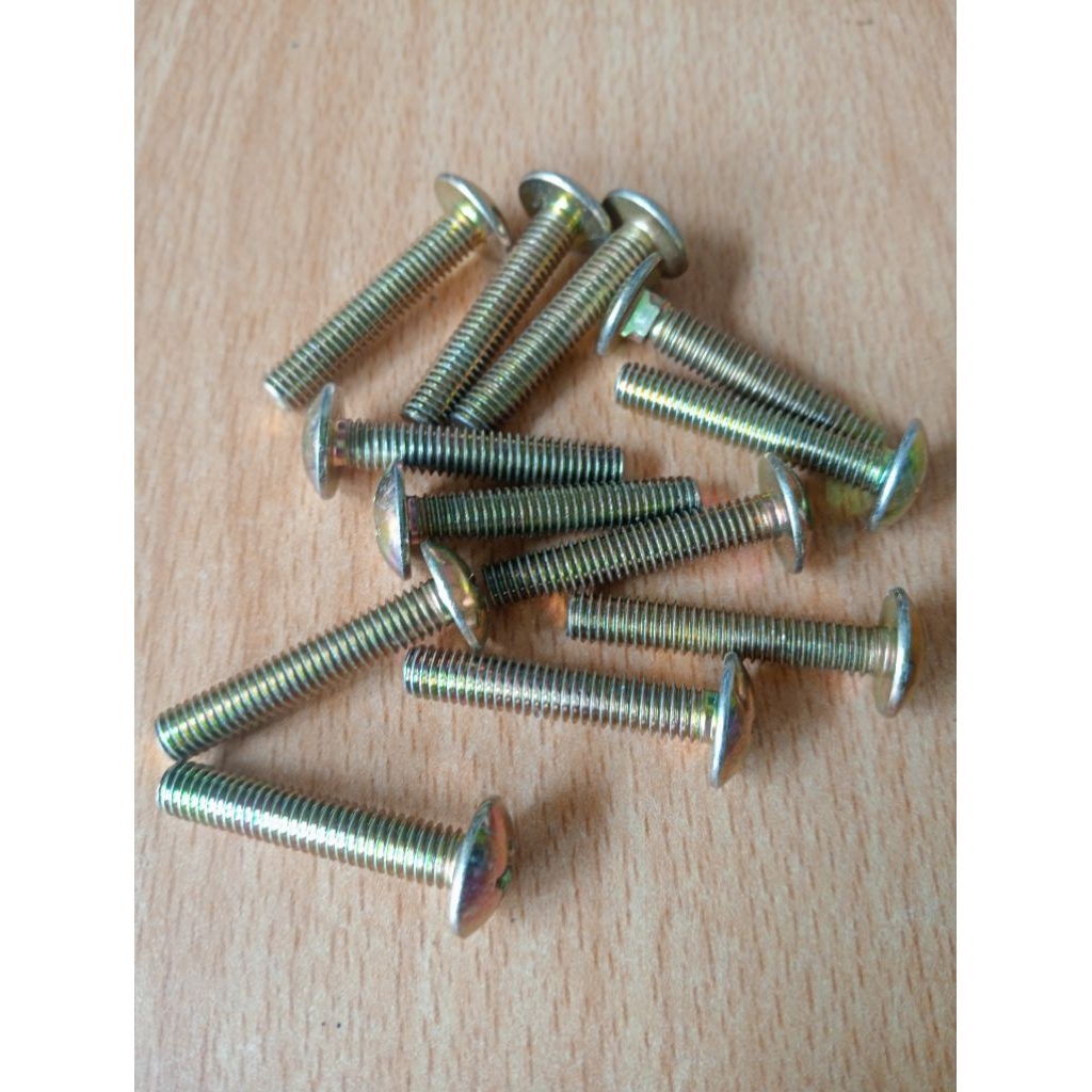 baut JT payung  M6X30 kepala obeng plus