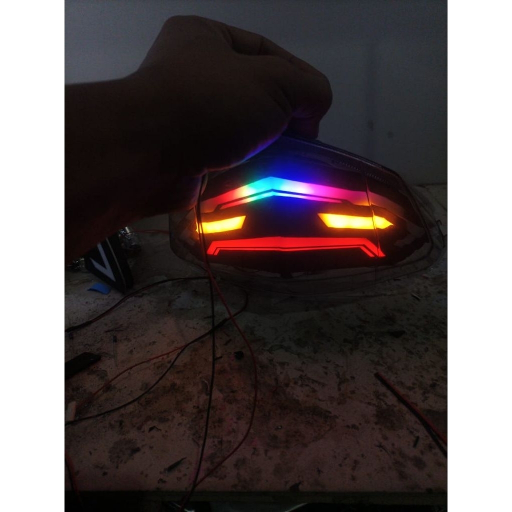 Stoplamp Lazy untuk Mio M3 125, Mio Z 125, Mio S 125, belum termasuk reflektor dan mika smoke sudah 