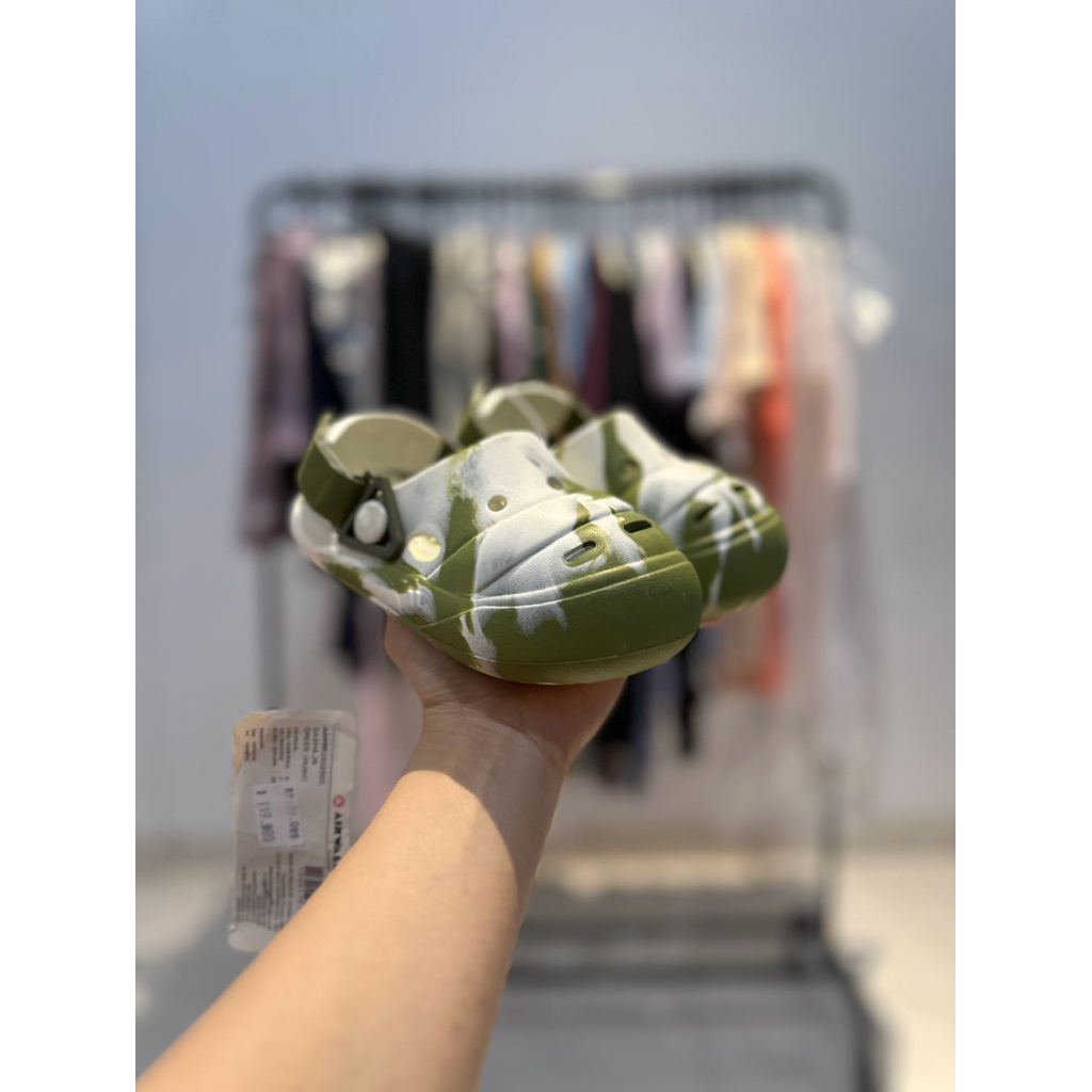 SANDAL ANAK AIRWALK SLIP ON DASHA JR AIWSK25050C GREEN ORIGINAL SENDAL AIRWALK
