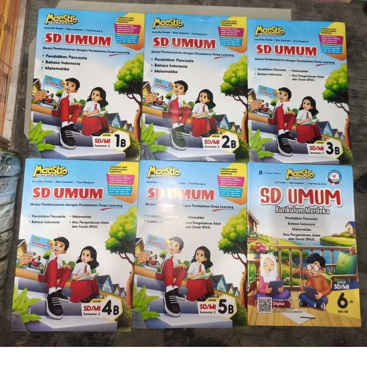 Buku LKS Maestro SD UMUM (Gabungan/Terpadu) Kelas 1,2,3,4,5,6 Kurikulum Merdeka CV Hasan Pratama