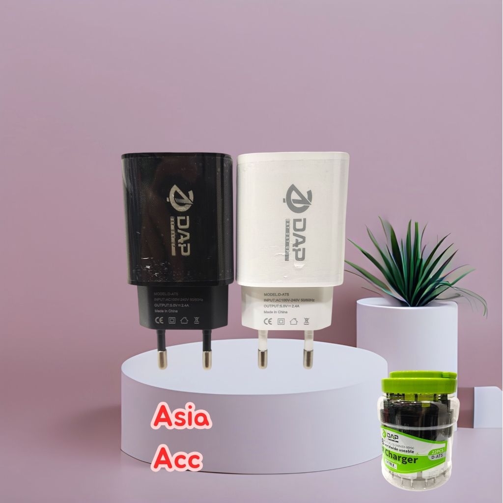Batok DAP D-AT5 1usb 2.4A Original Kepala Charger DAP 1usb 2.4A Original D-AT5 Perpcs