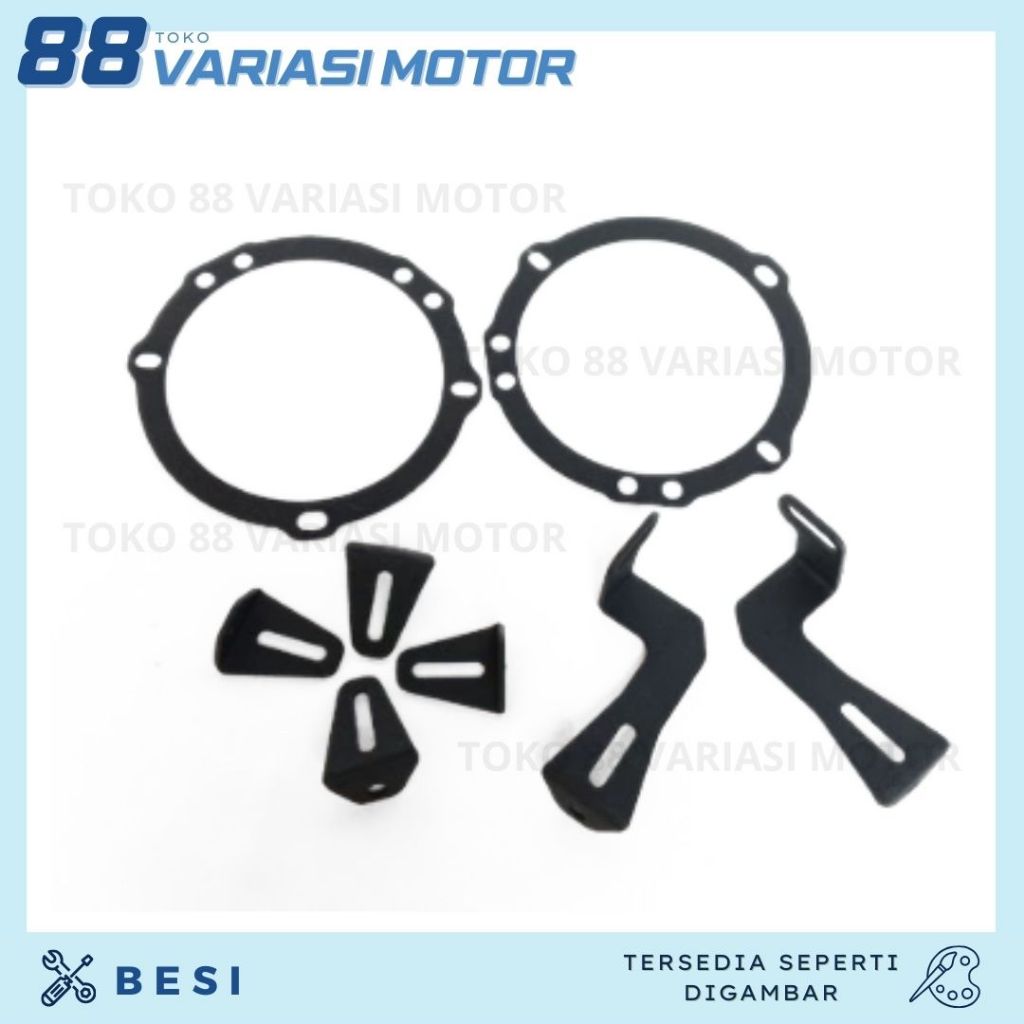 BRACKET LAMPU FOGLAMP TOYOTA AVANZA CALYA AGYA ALL NEW RUSH BRAKET FOGLAMP MOBIL LAMPU BILED PROJIE