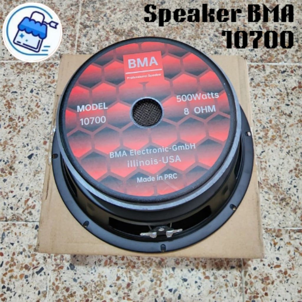 Speaker BMA 10700 Voice Coil 3 Inch Original BMA Speaker Komponen 10 Inch