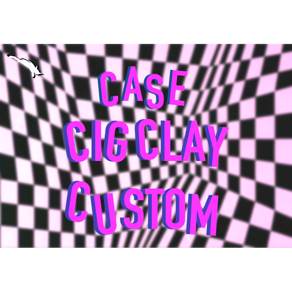 case Cig Clay // wadah rokok clay custom