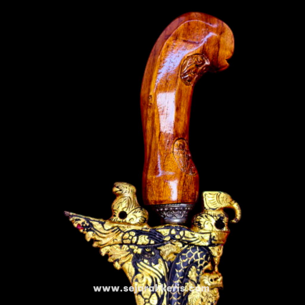 Keris Nogo Sosro Luk 11 Kinatah Gajah Singo Kamarogan