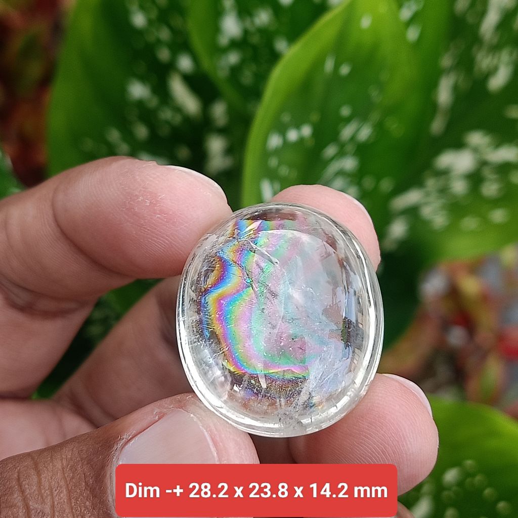 BATU KECUBUNG AIR PELANGI KALIMANTAN ( NATURAL QUARTZ )