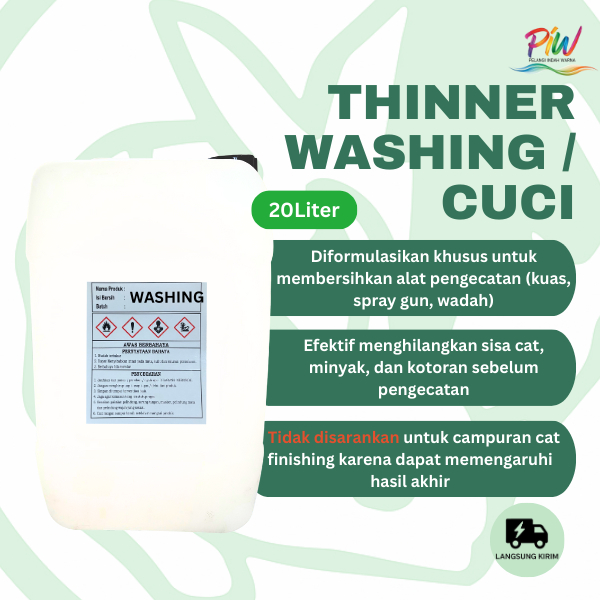 [Thinner Cuci 20L ] Thinner Washing / Cuci - 20 liter | Jual thinner cuci