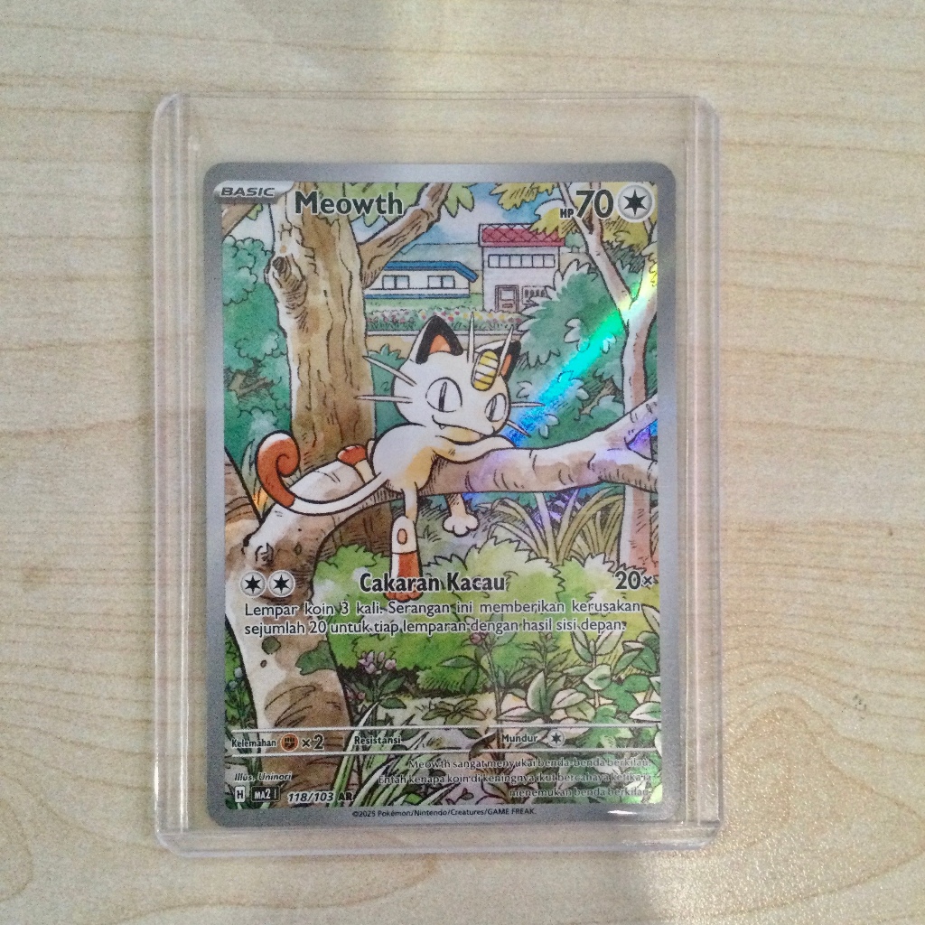 Meowth AR Kobaran Biru