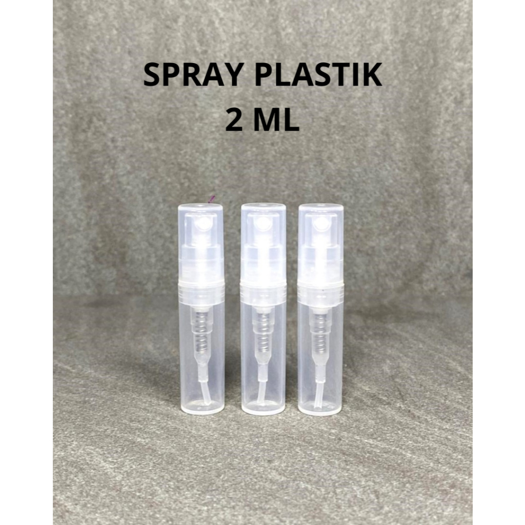 Botol Spray Plastik 2 ml (Lusinan / 12 pcs)