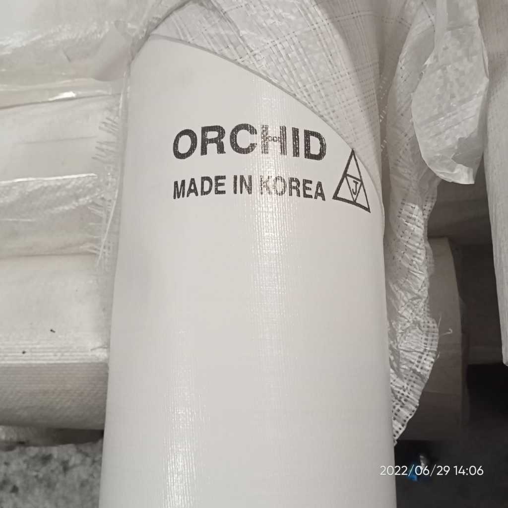 Terpal Roll A10 Orchid 2x100 Putih korea Tahan Panas Dan Hujan Uv Protection