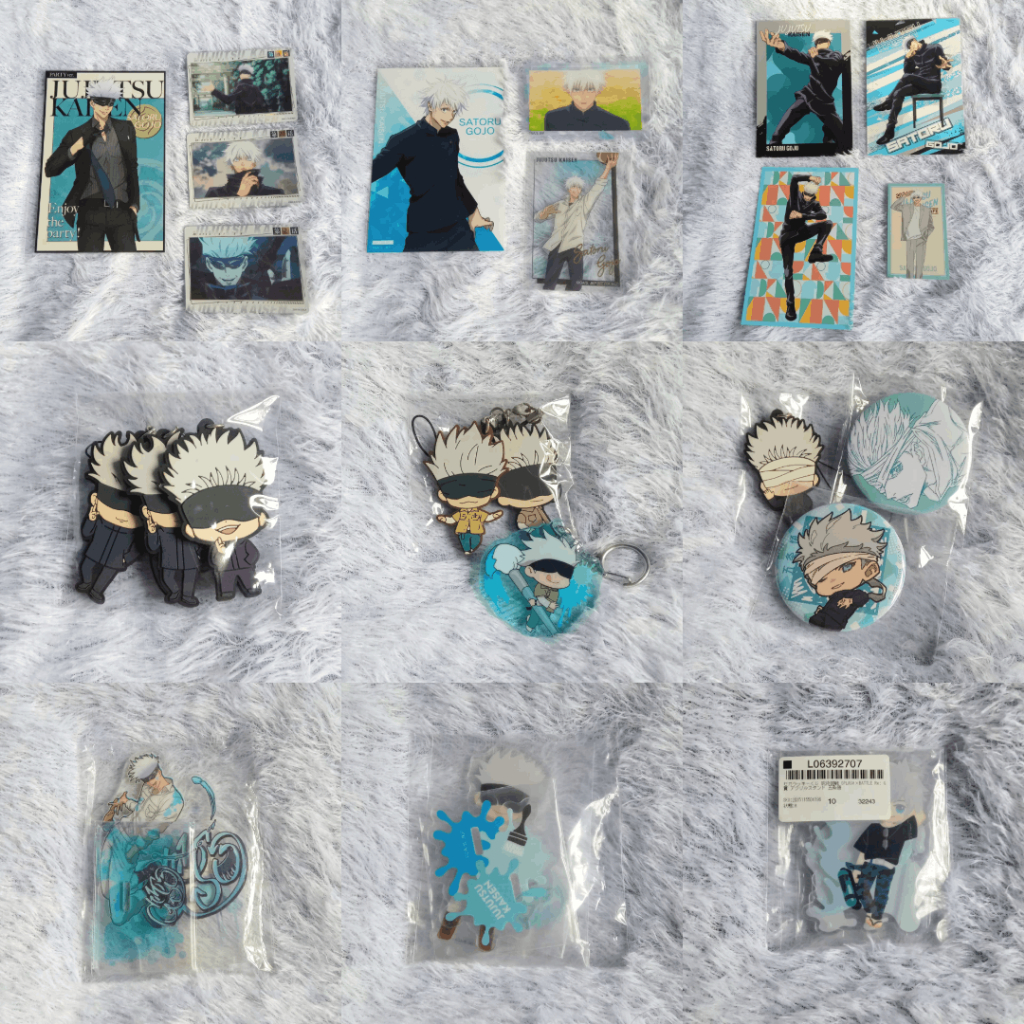 Jujutsu Kaisen Gojo Satoru Merch Standee Acrylic Postcard OFFICIAL MERCHANDISE